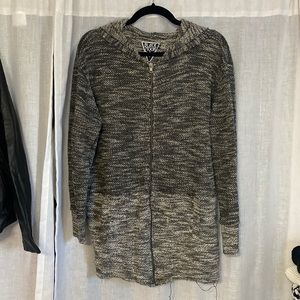 Women’s long zip up sweatshirt